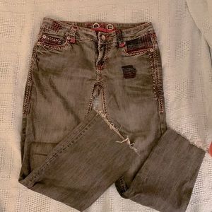 Coogi Low Rise Women Jeans with Red accents Size 11/12
